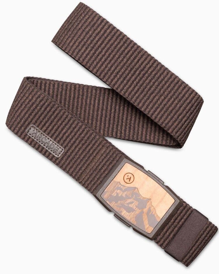 ARCADE ARCADE Woody Stretch Belt in Heather Walnut