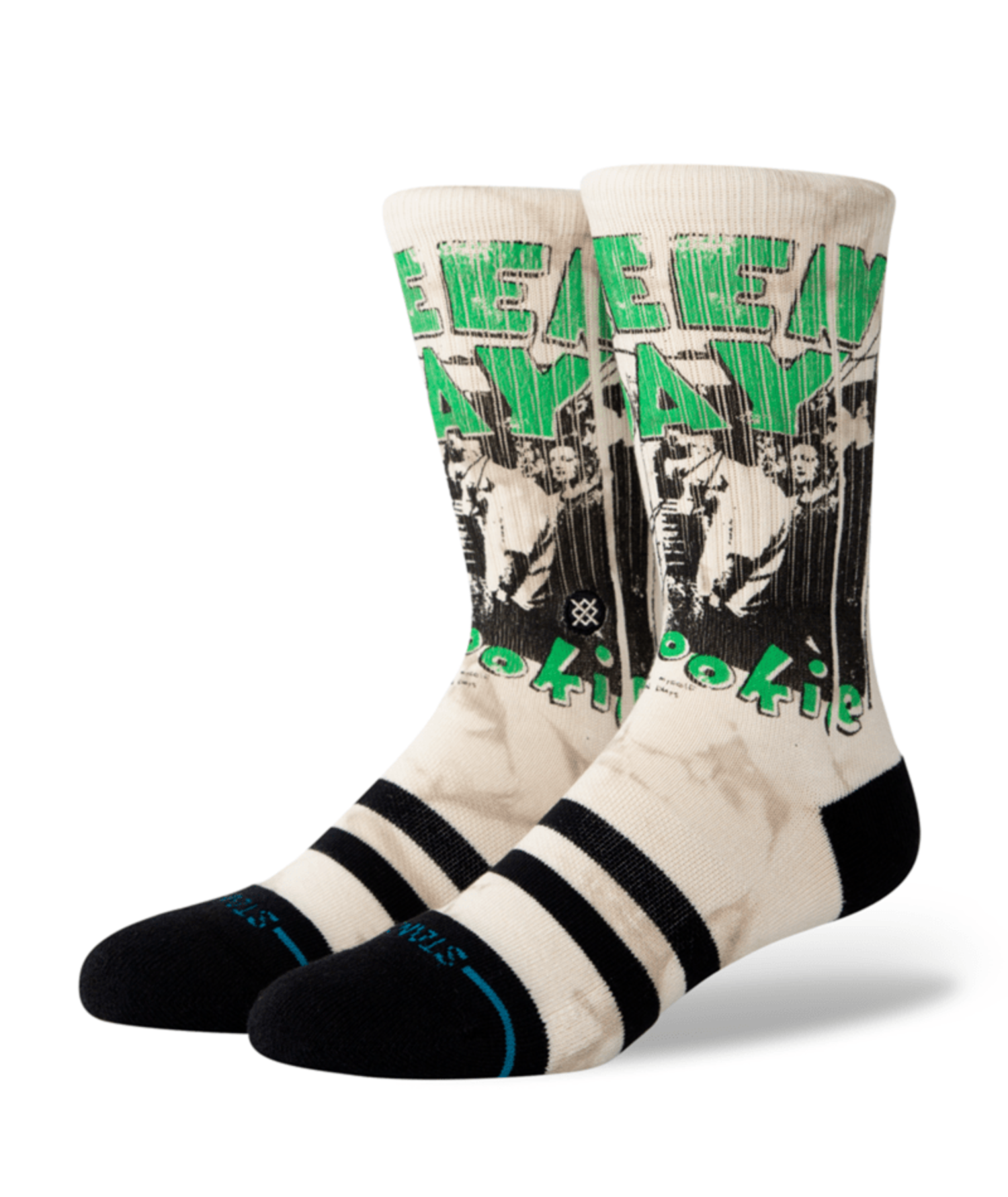 STANCE X Green Day 1994 Crew Socks Off White Edge of the World Fernie BC