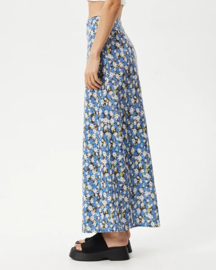 AFENDS AFENDS Petal Recycled Maxi Skirt - Lake Floral