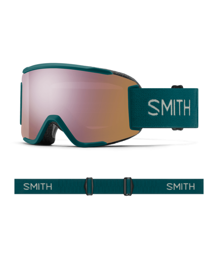 SMITH SMITH Squad S Malachite | Chromapop Everyday Rose Gold Mirror