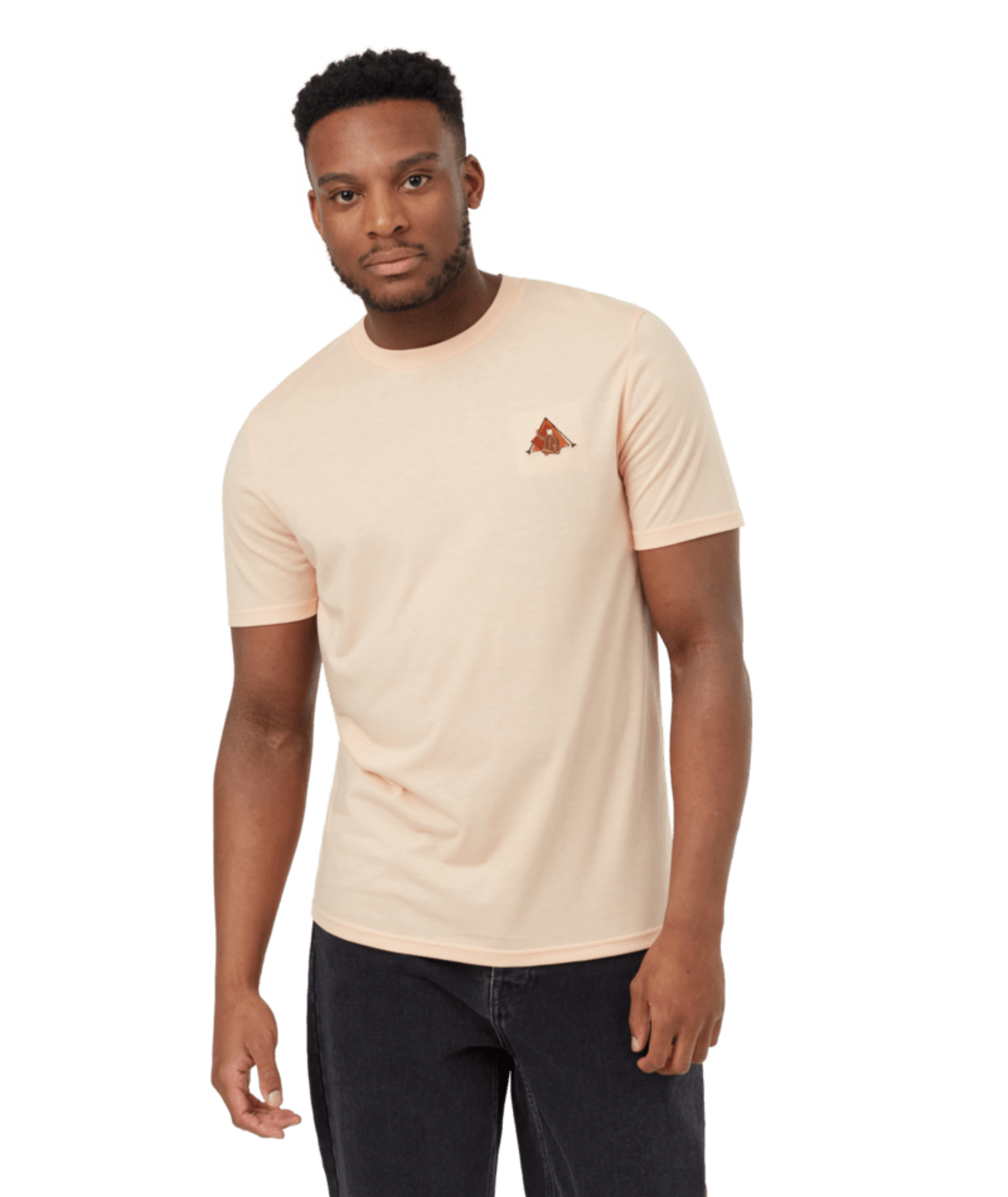 Beige t shirt mens sale