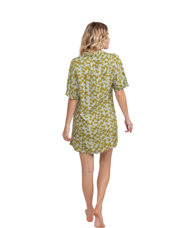 RUSTY RUSTY Mia Shirt Dress Sage Green