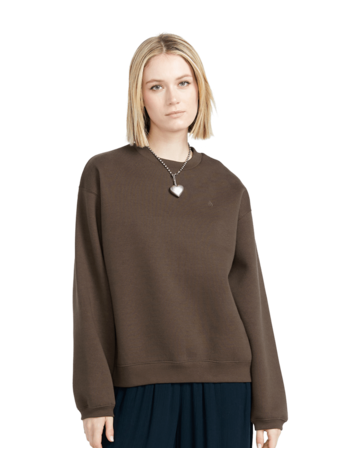 VOLCOM VOLCOM Stone Heart Up Crew Dark Chocolate