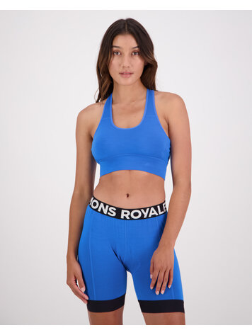 MONS ROYALE MONS ROYALE Women's Stratos Merino Shift Sports Bra Pop Blue