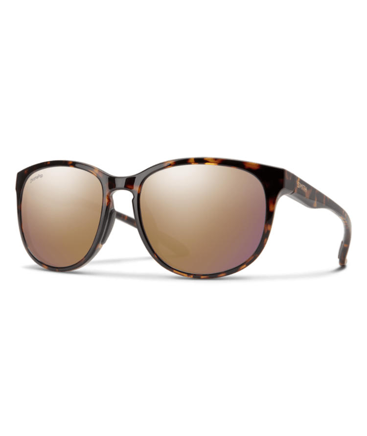 SMITH SMITH Lake Shasta Tortoise ChromaPop Polarized Rose Gold Mirror