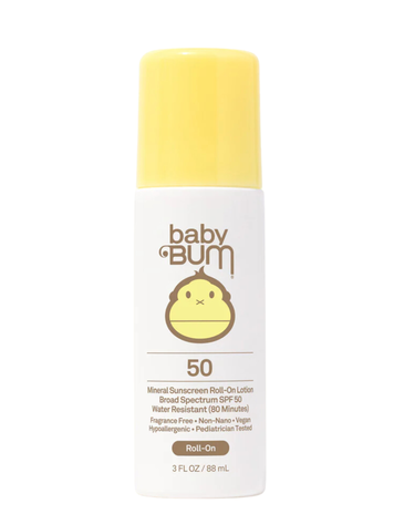 SUN BUM 39A SUN BUM BABY BUM SPF 50 SUNSCREEN ROLL-ON LOTION 3 OZ