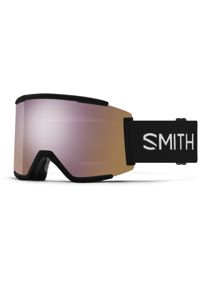スキー・スノーボードアクセサリー SMITH SQUAD XL EVERYDAY ROSE MIRROR SMITH Squad XL Black | Chromapop Everyday Rose Gold Mirror - Edge