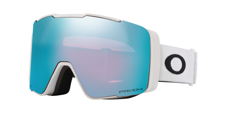 OAKLEY OAKLEY Line Miner Pro M Matte White With Prizm Sapphire Irid & Prizm Iced Irid Lens
