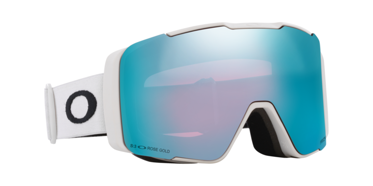 OAKLEY OAKLEY Line Miner Pro L Matte White With Prizm Sapphire Irid & Prizm Iced Irid Lens