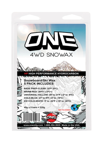ONEBALL ONEBALL 4WD 5 pack Snowboard Wax