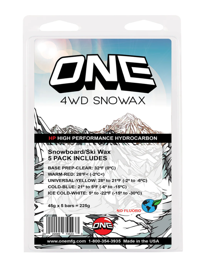 ONEBALL ONEBALL 4WD 5 pack Snowboard Wax