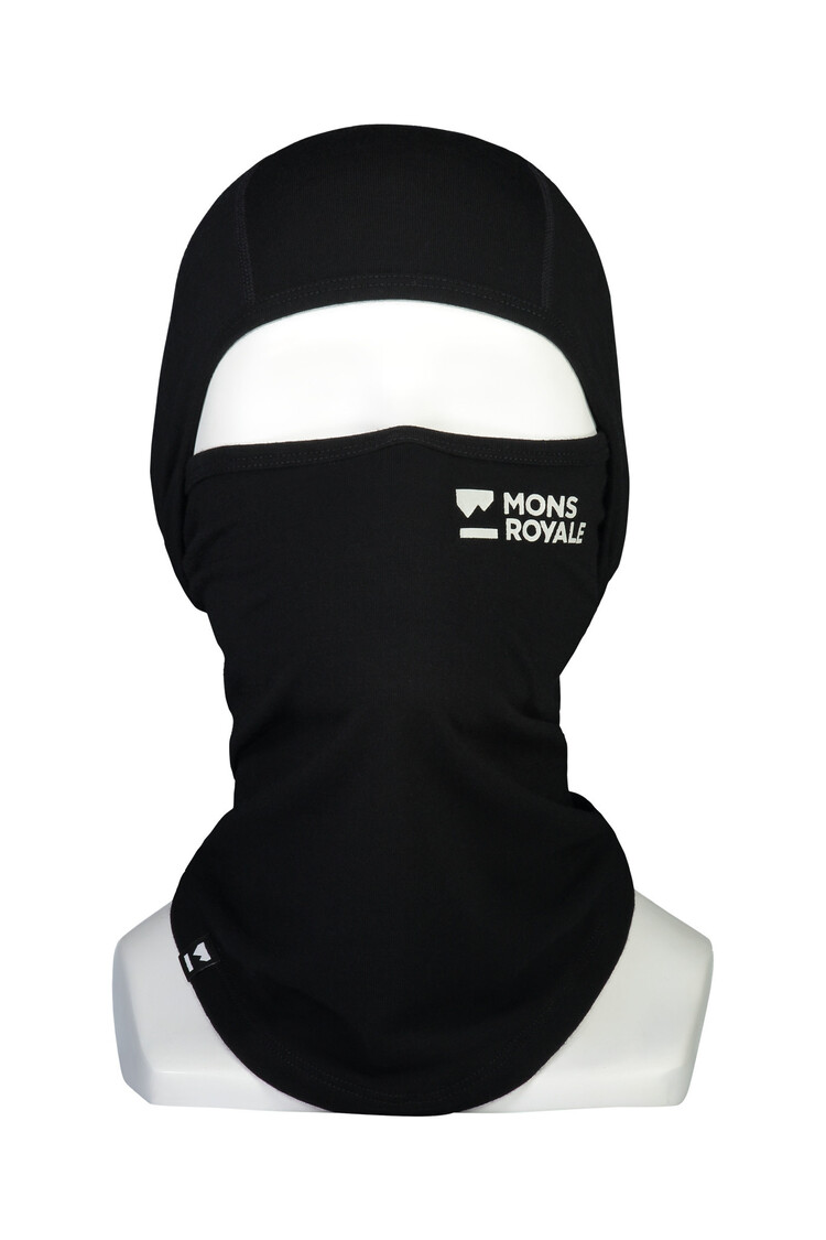 MONS ROYALE MONS ROYALE Santa Rosa Merino Flex 200 Balaclava Black