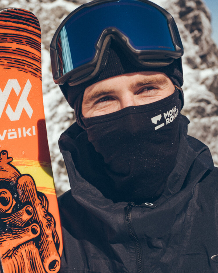 MONS ROYALE MONS ROYALE Santa Rosa Merino Flex 200 Balaclava Black