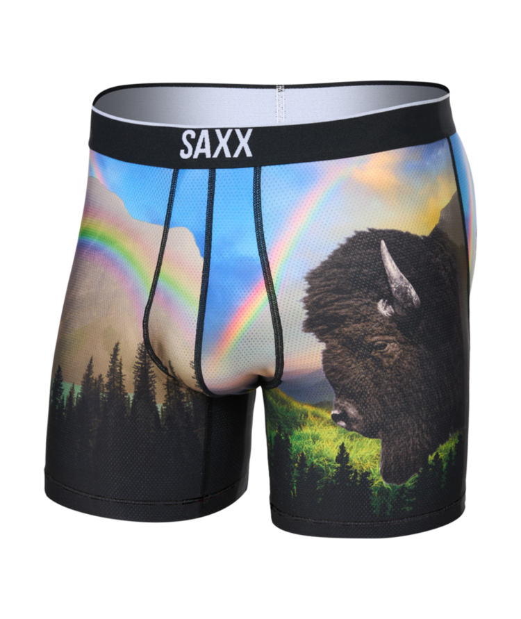 SAXX SAXX Volt Breathable Mesh Boxer Brief Olympic Scale Multi