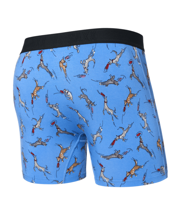 SAXX SAXX Ultra Super Soft Boxer Brief Fly Disc Dogs Sail Blue