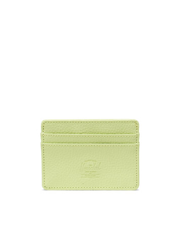 HERSCHEL HERSCHEL Charlie Cardholder Vegan Leather in Shadow Lime