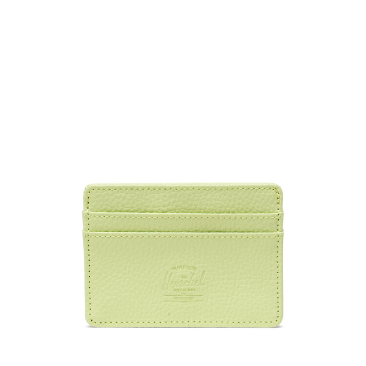 HERSCHEL HERSCHEL Charlie Cardholder Vegan Leather in Shadow Lime