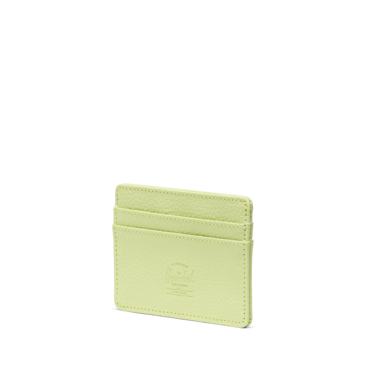 HERSCHEL HERSCHEL Charlie Cardholder Vegan Leather in Shadow Lime