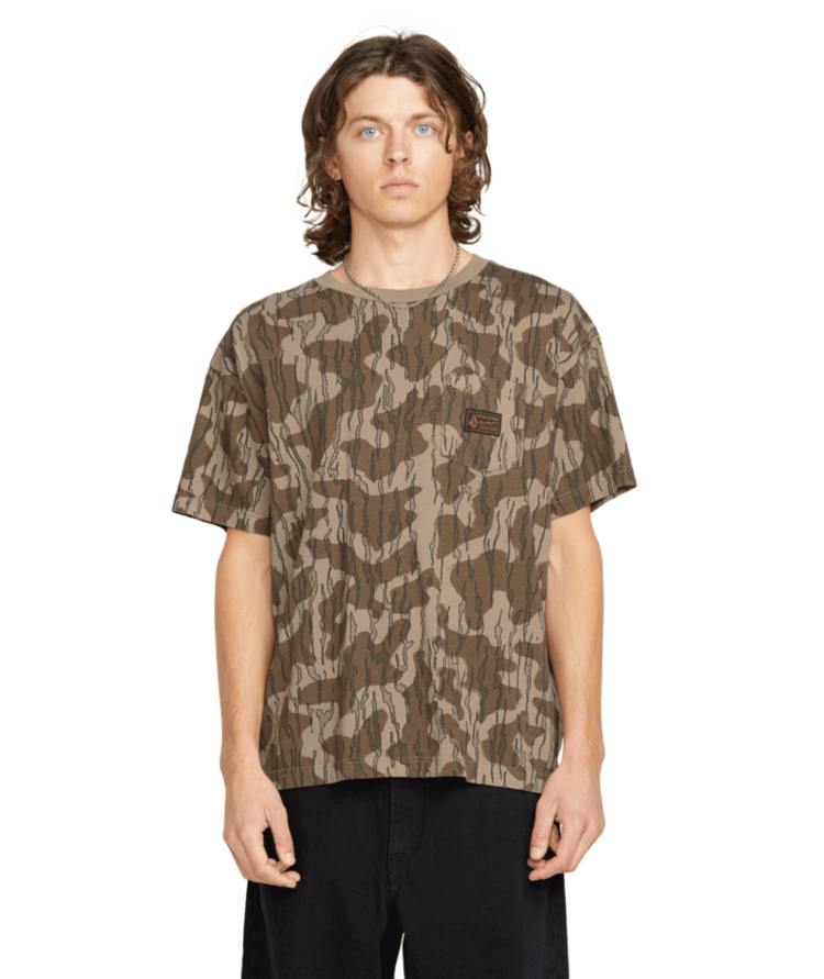 VOLCOM VOLCOM Volcognito Short Sleeve Tee Brindle