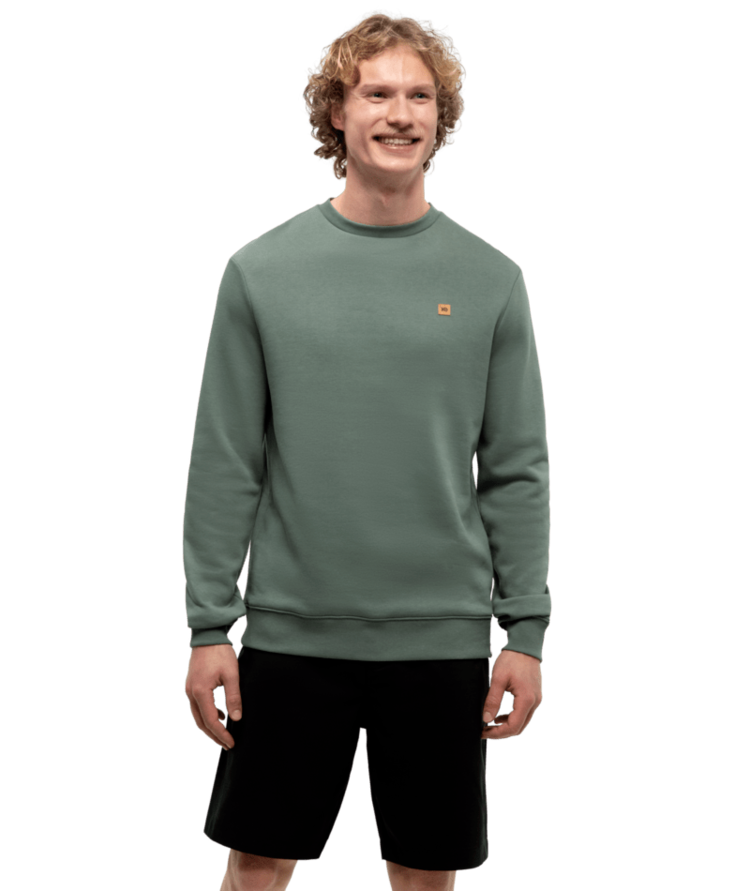 TENTREE TENTREE Mens Reynard Crew Agave Green