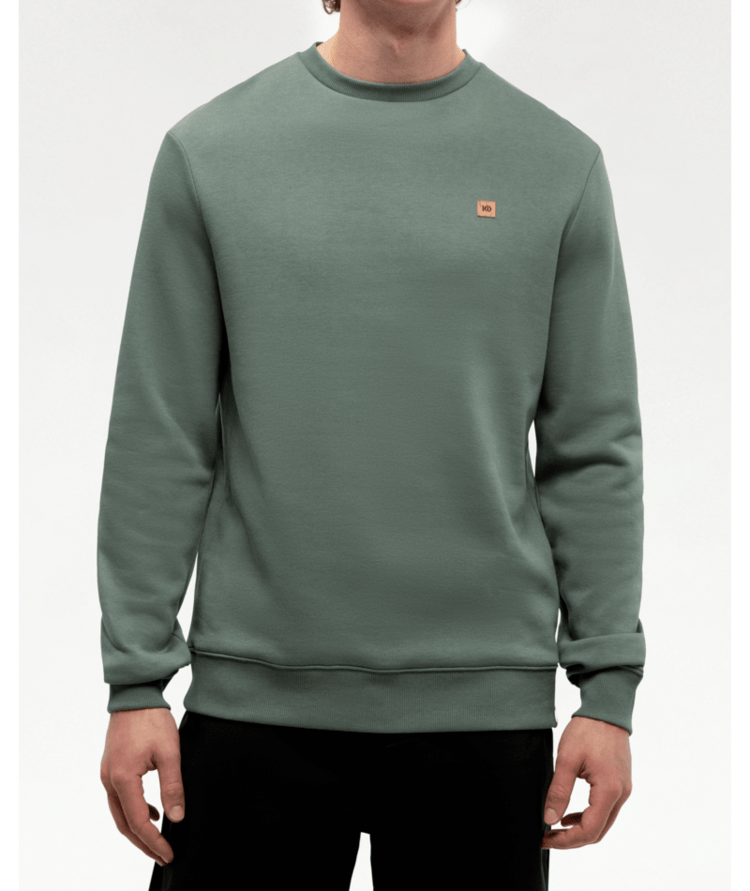 TENTREE TENTREE Mens Reynard Crew Agave Green