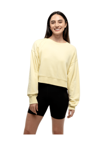 TENTREE TENTREE Womens Bluffs Cropped Crew Sunray