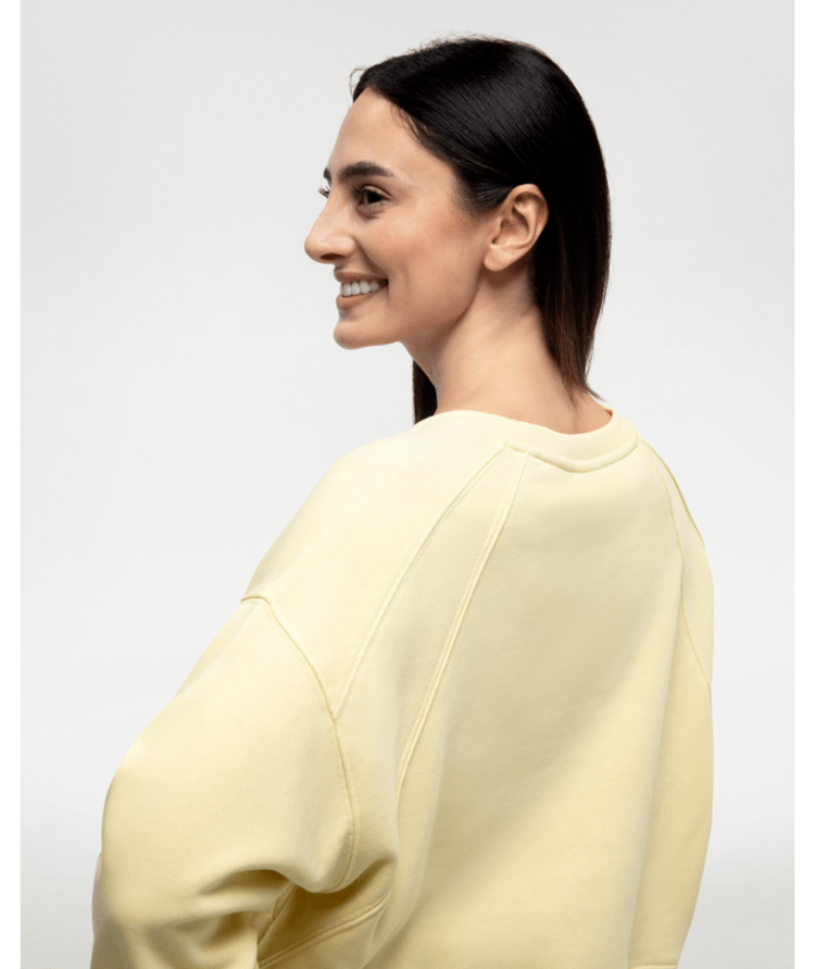 TENTREE TENTREE Womens Bluffs Cropped Crew Sunray