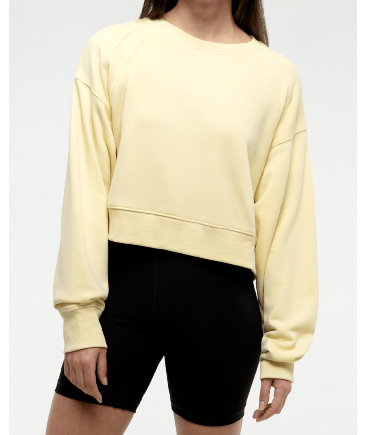 TENTREE TENTREE Womens Bluffs Cropped Crew Sunray