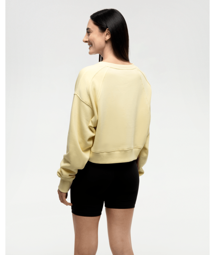 TENTREE TENTREE Womens Bluffs Cropped Crew Sunray