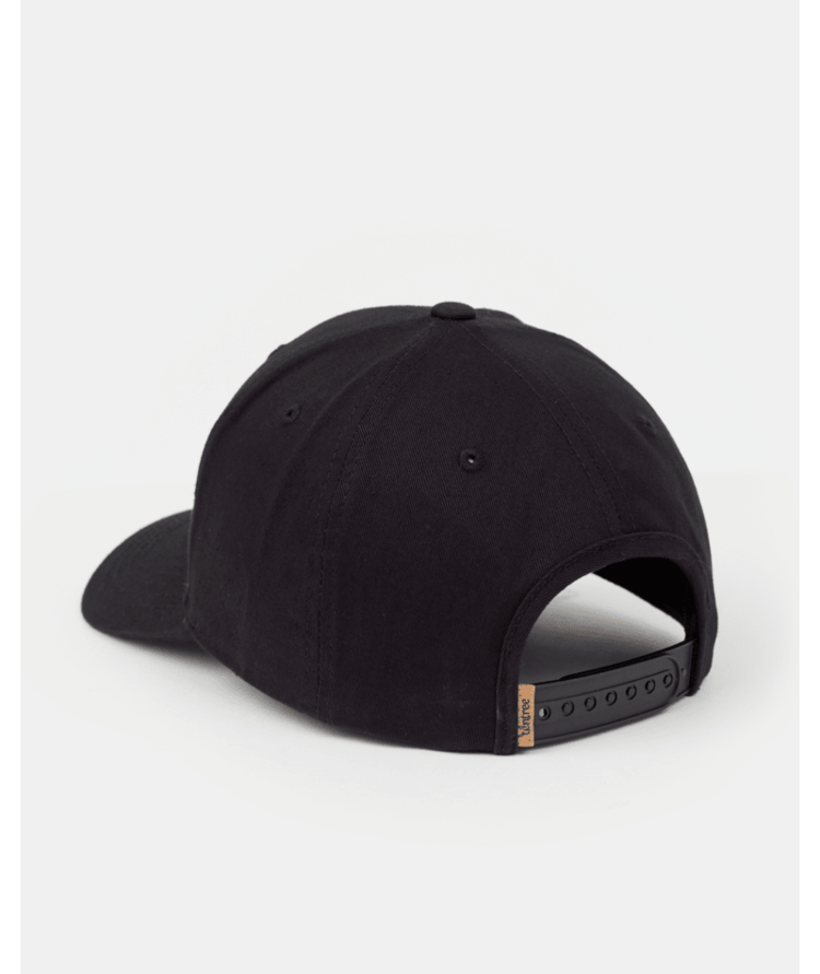 TENTREE TENTREE JUNIPER CORK PATCH ELEVATION HAT METEORITE BLACK/CORK PATCH