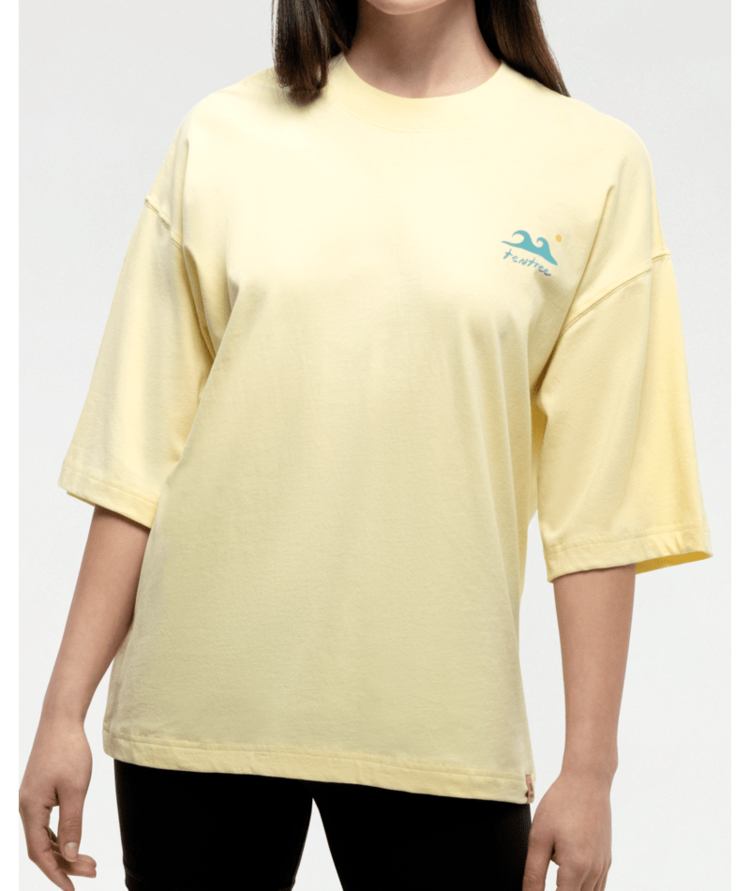 TENTREE TENTREE Womens Seaforestation T-Shirt Sunray/Sea Blue