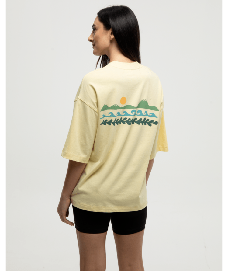 TENTREE TENTREE Womens Seaforestation T-Shirt Sunray/Sea Blue