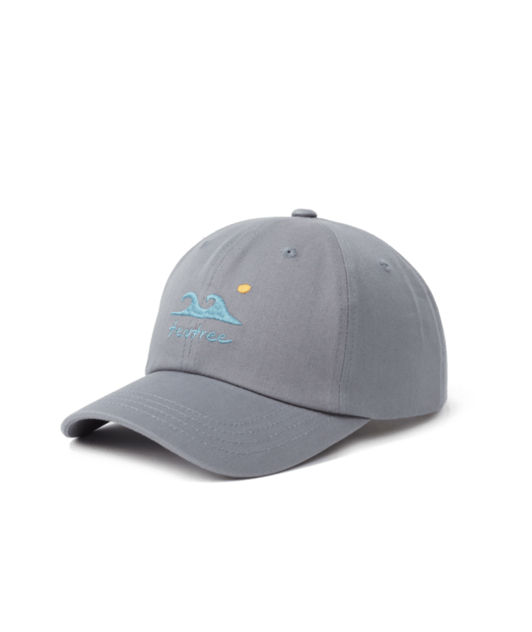 TENTREE 01D TENTREE SEAFORESTATION PEAK HAT ANCHOR GREY/SEA BLUE