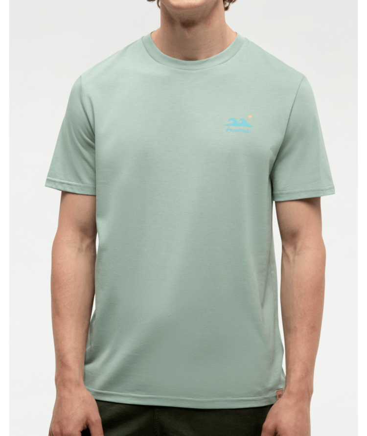 TENTREE TENTREE Mens Seaforestation T-Shirt Oasis/Sea Blue