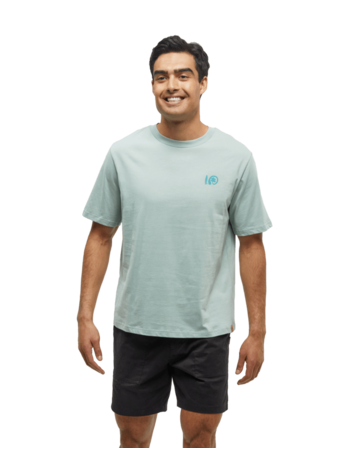 TENTREE TENTREE Mens Seaforestation Relaxed T-Shirt Oasis/Sea Blue