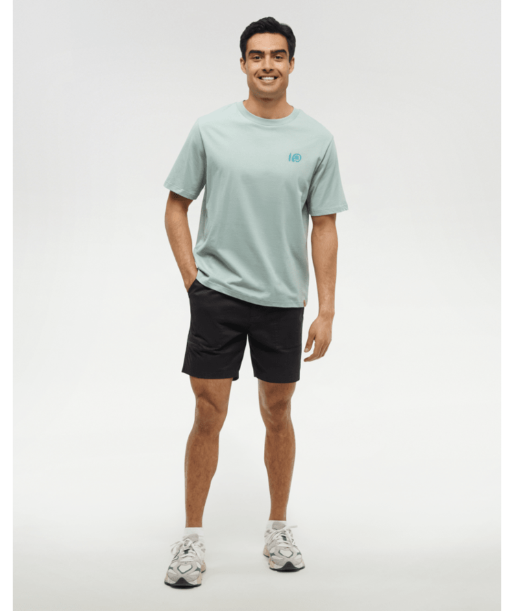 TENTREE TENTREE Mens Seaforestation Relaxed T-Shirt Oasis/Sea Blue