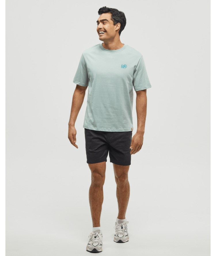 TENTREE TENTREE Mens Seaforestation Relaxed T-Shirt Oasis/Sea Blue