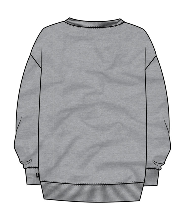 VANS VANS Girls Supply Boutique Crew Cement Heather