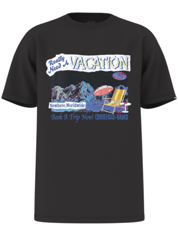 VANS VANS M Need A Vacation Short Sleeve Black