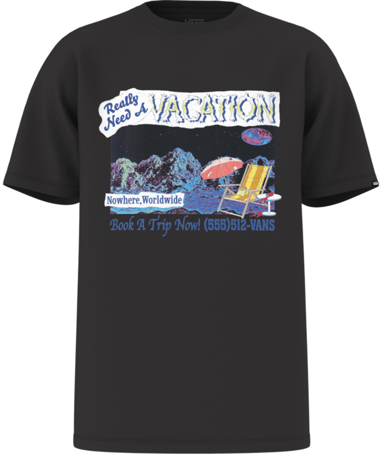 VANS VANS M Need A Vacation Short Sleeve Black