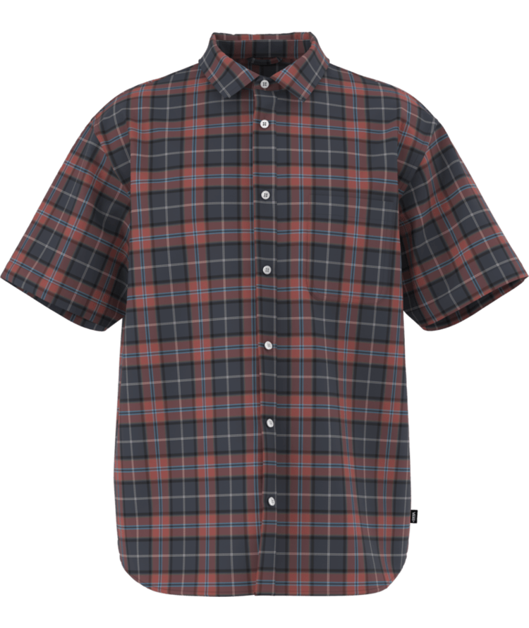 VANS VANS M Lawson Plaid Short Sleeve Woven Parisian Night