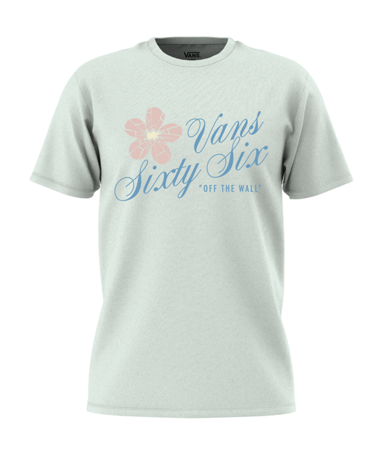 VANS VANS Girls Broken Vacay Short Sleeve Hint Of Mint