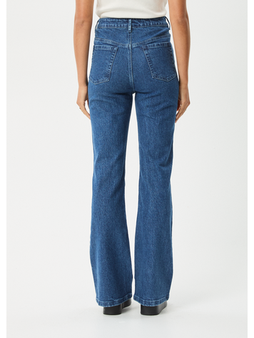 AFENDS AFENDS Cassidy Organic Bootcut Jean Authentic Blue