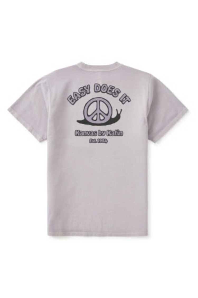 KATIN KATIN Snail Tee Light Lavender  Pigment Dye
