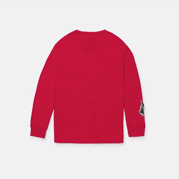 VOLCOM VOLCOM Boys Contort Long Sleeve Tee Red