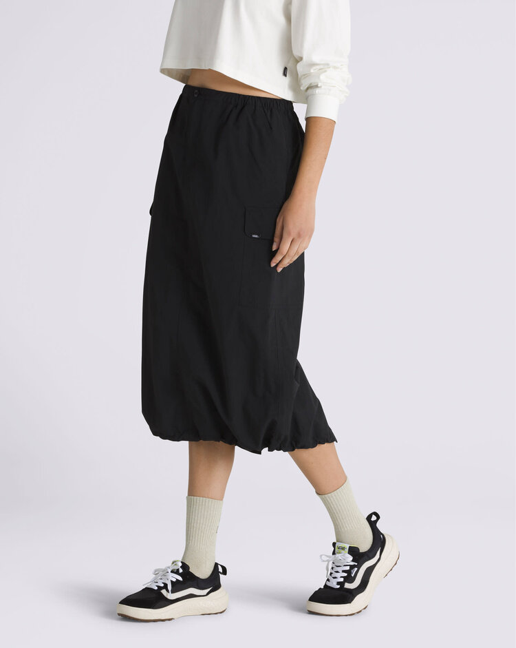 VANS VANS Riley Parachute Cargo Skirt Black