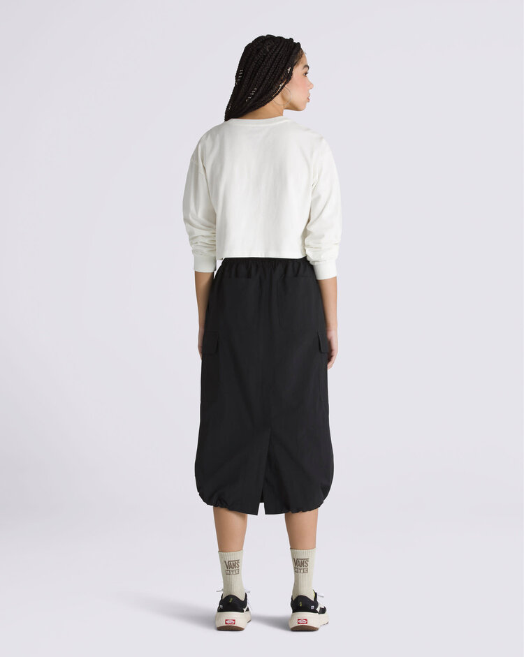 VANS VANS Riley Parachute Cargo Skirt Black