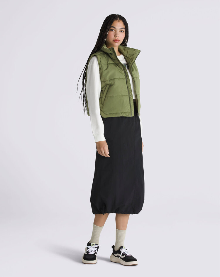 VANS VANS Riley Parachute Cargo Skirt Black