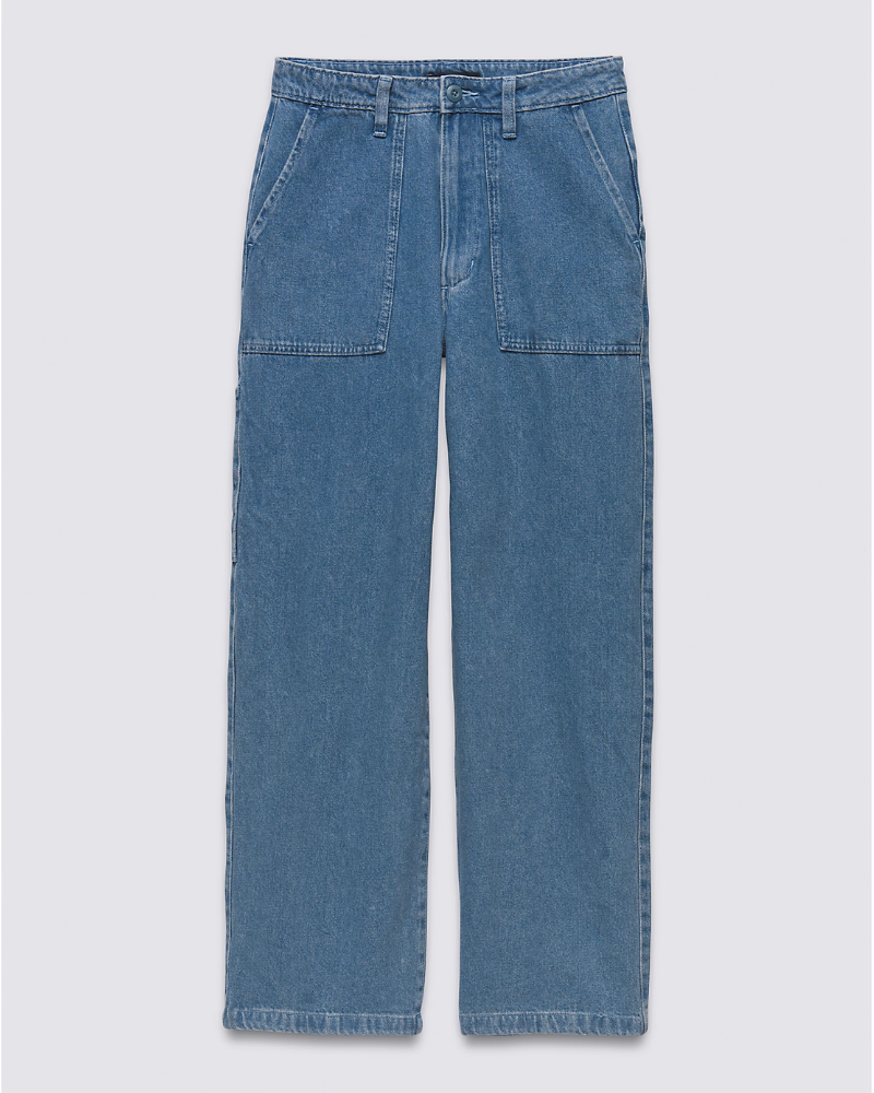 VANS Kids Union Relaxed Denim Carpenter Pant Gr Stone Wash
