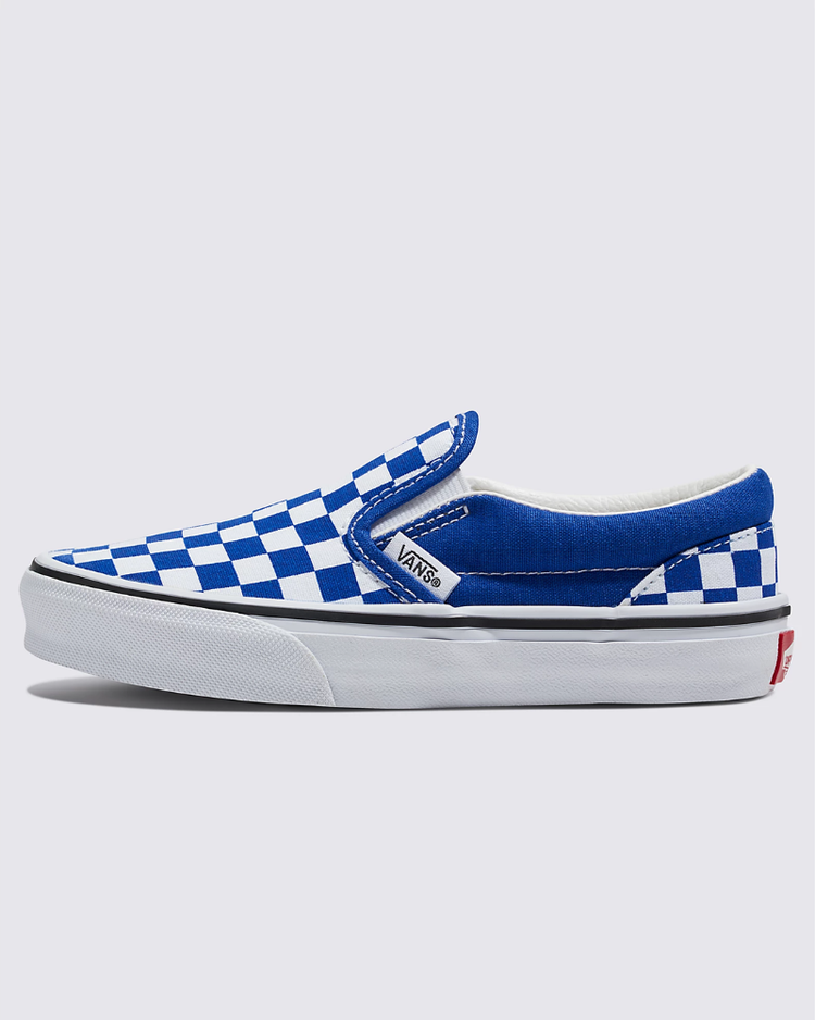 VANS VANS Kids Classic Slip-On Color Theory Checkerboard Surf The Web